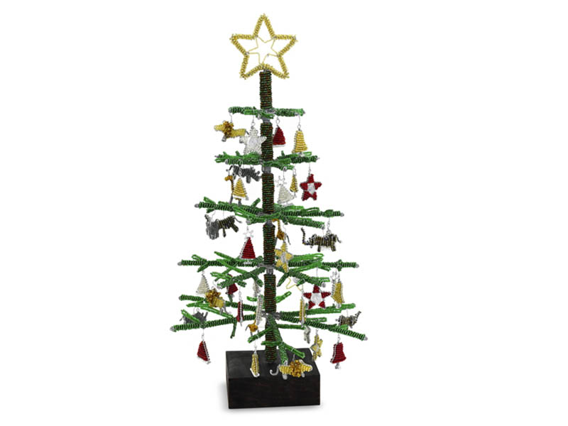 Flat Pack Beaded Christmas Tree